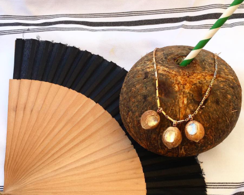 Deco Polki Coconut Charm